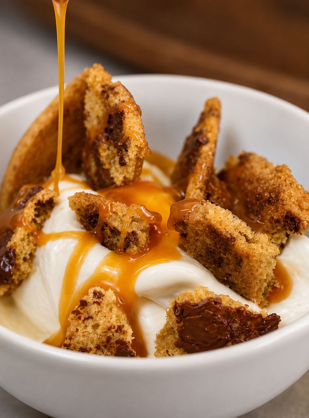 Cookies and Cream con Salted Caramel