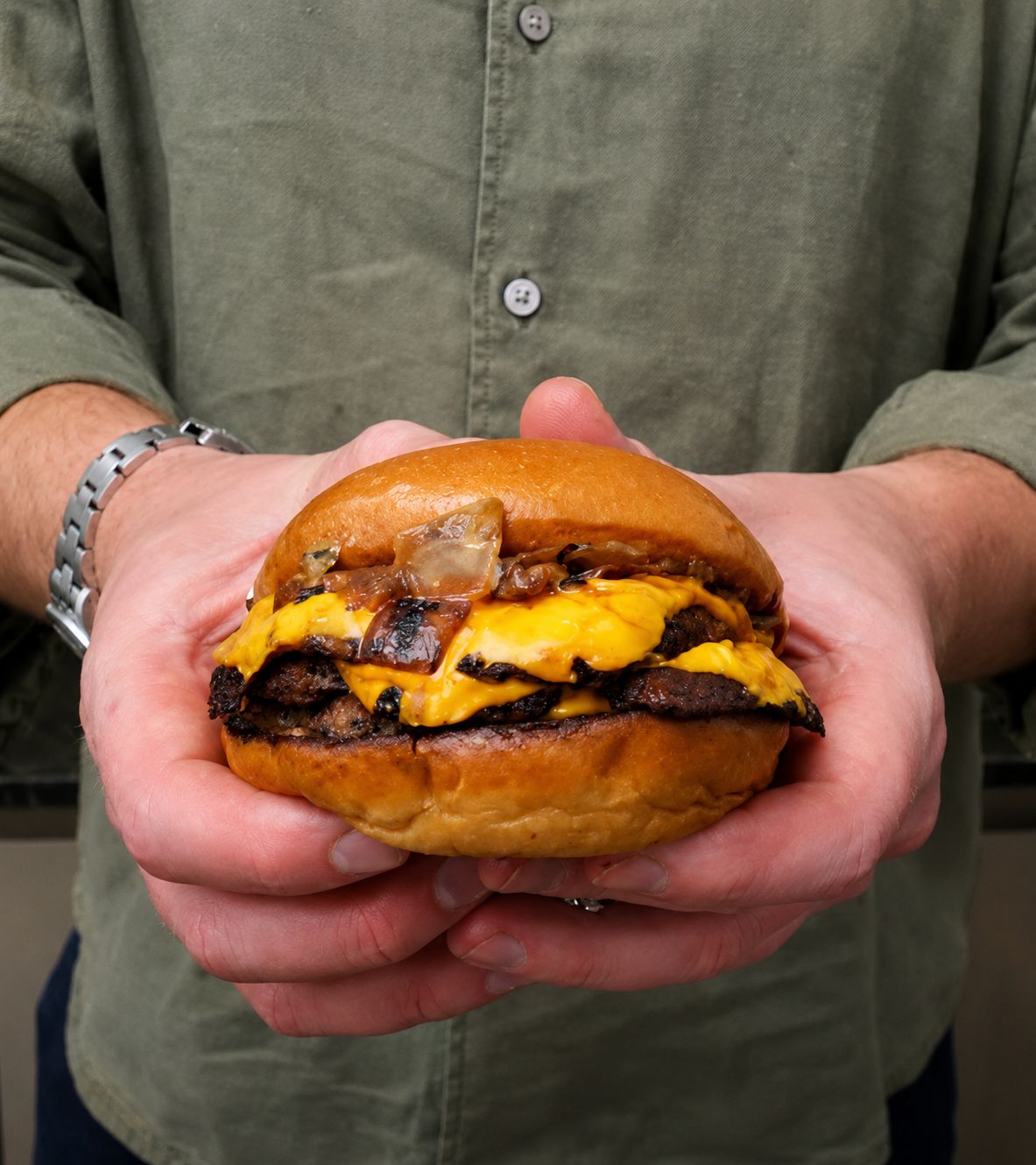 Smash Burger on Victor\'s Papa Buns
