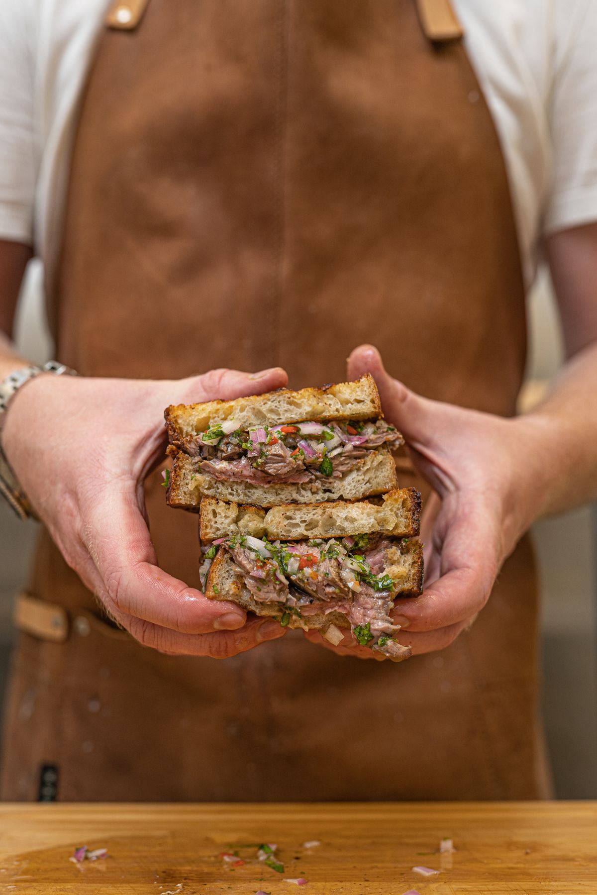 Steak Sandwich con Chimichurri